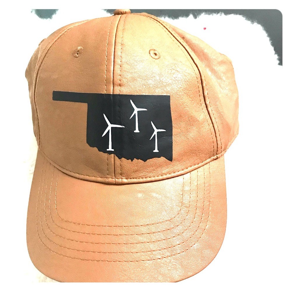 Faux lather hat